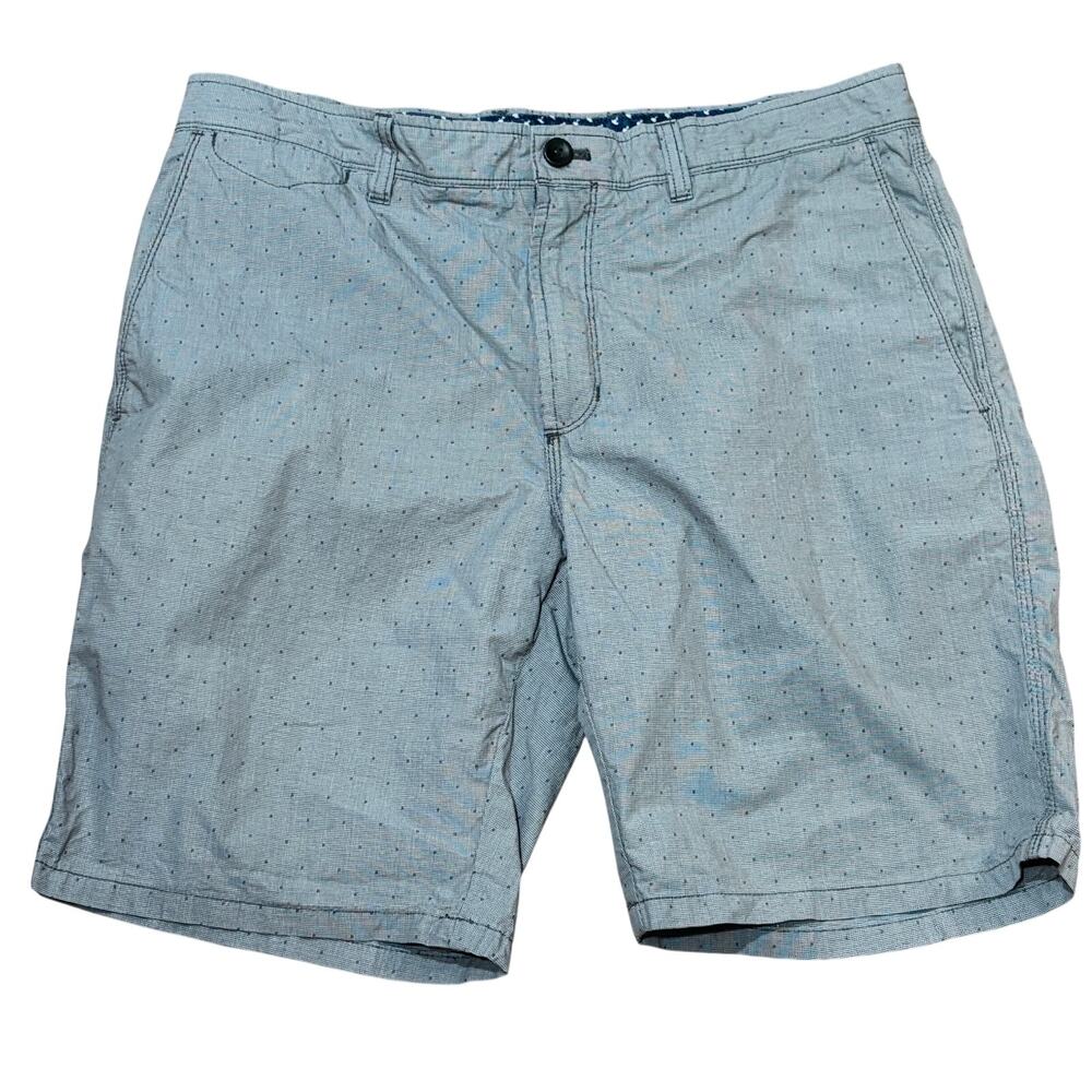 Banana Republic Aiden Shorts Urban Gray W35 L9 Belted Flat Front 100% Cotton